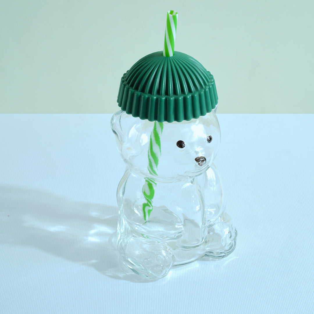 Teddy Glass Sipper