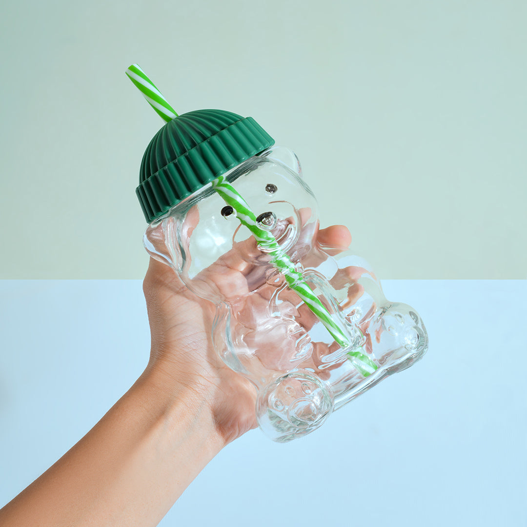 Teddy Glass Sipper