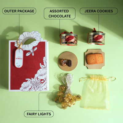 Crimson Bloom Diwali Hamper