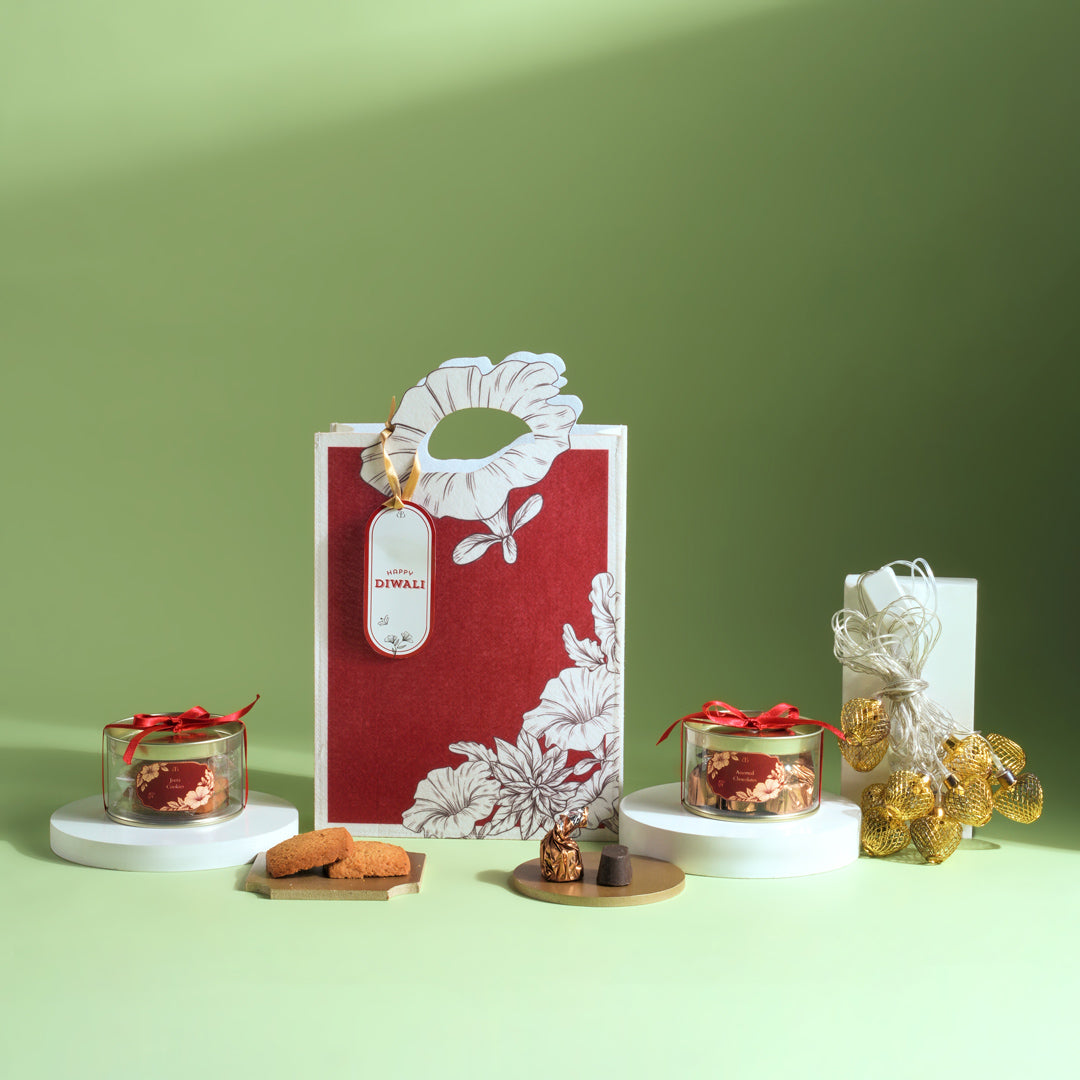 Crimson Bloom Diwali Hamper