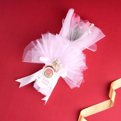 The Tulip Wishes Raksha Bandhan bouquet
