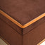Brown velvet box