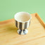 Striped Ceramic Cup