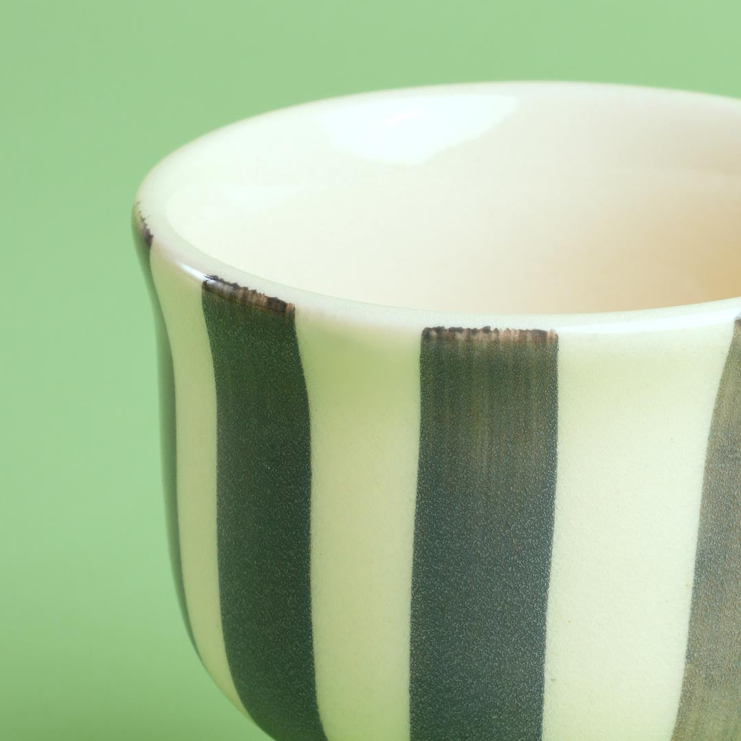 Striped Ceramic Cup