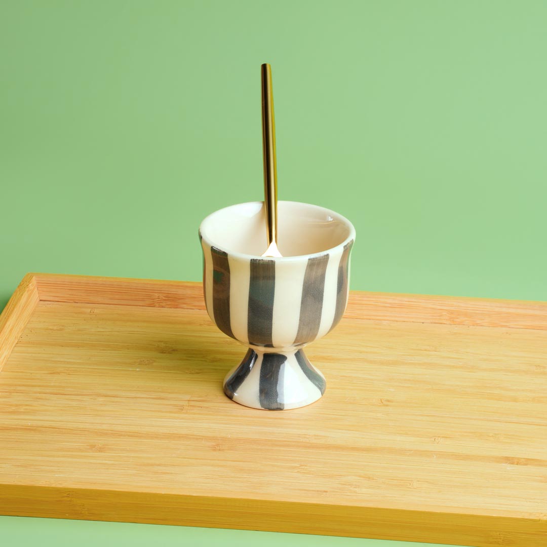 Striped Ceramic Cup