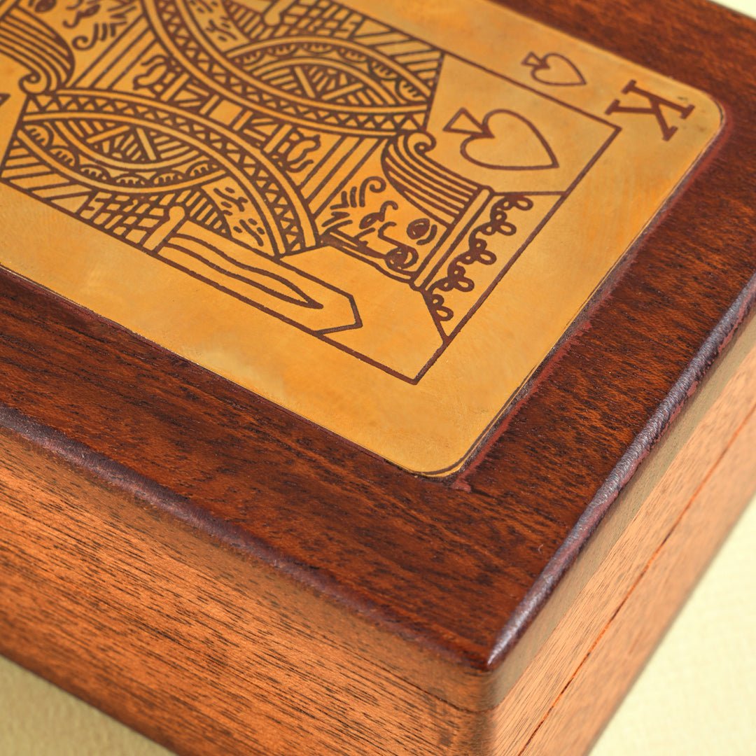 Wooden Card Box