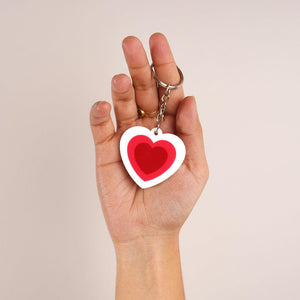 Heart keychain - Y2k inspired
