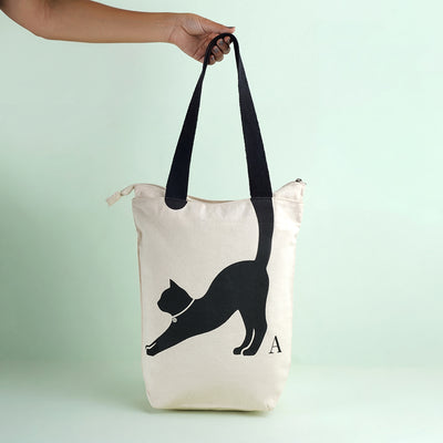 Custom Feline Tote