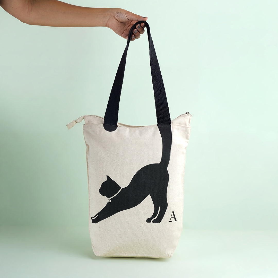 Custom Feline Tote