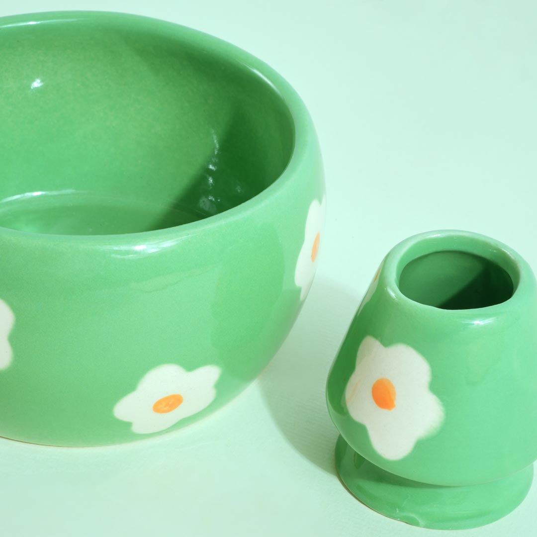 Matcha Bowl & Stand Set