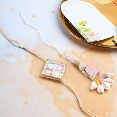 Bhai Bhabhi Royal Rakhi Set