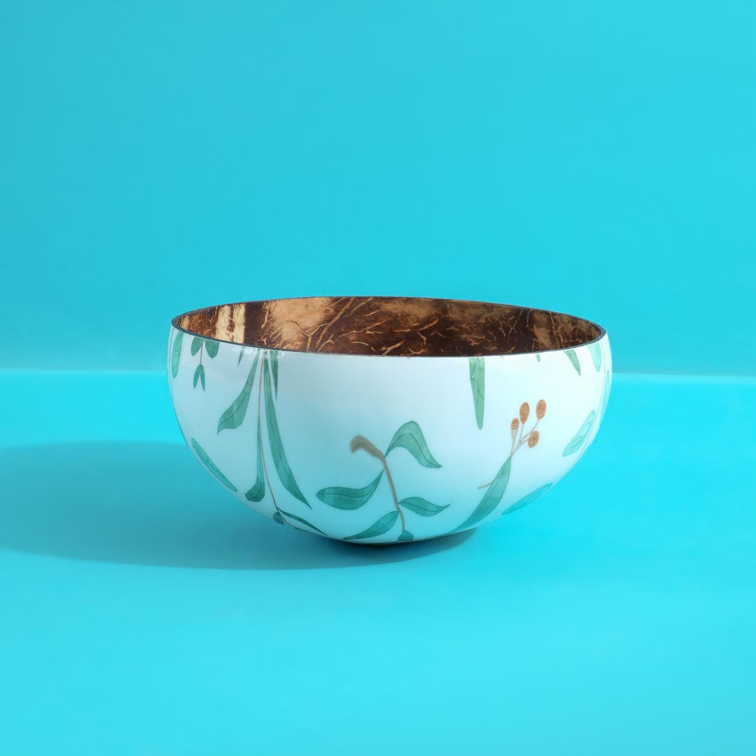 Enamel Coconut Shell Bowl