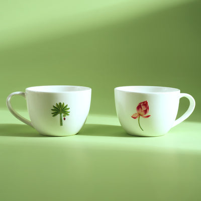 Patterned Tea Cup Set