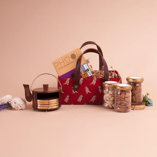 Nuts and Raisin Platter Gift Box - BoxUp Luxury Gifting 