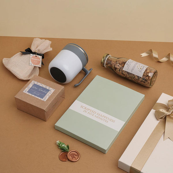 Scripted Happiness Hamper - BoxUp Luxury Gifting 