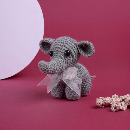 Kid's toy - crochet elephant