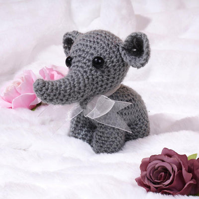Kid's toy - crochet elephant