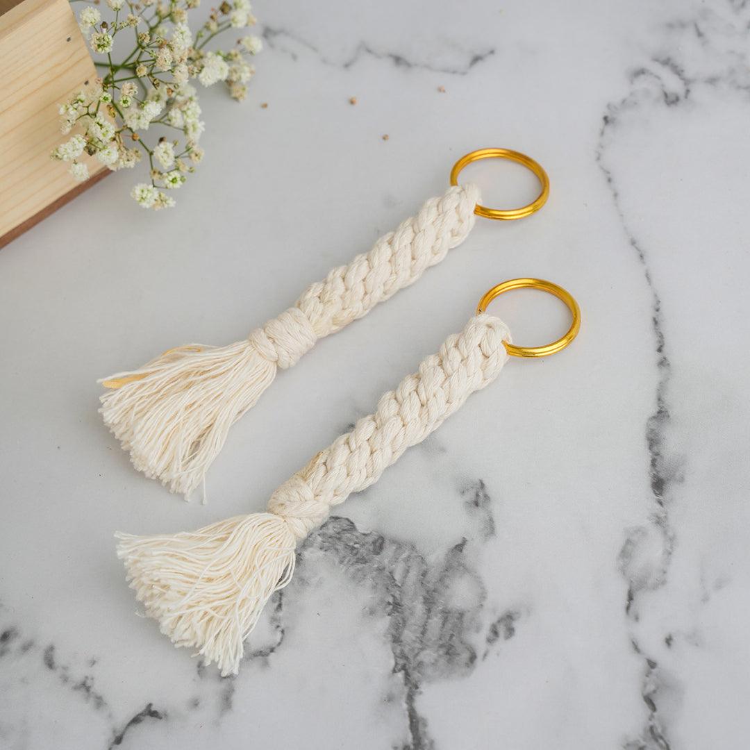 Macrame Box Keychain Macrame Keychain – BoxUp Luxury Gifting